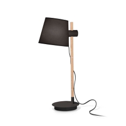 Φωτιστικό Επιτραπέζιο Axel 272238 20x27x66cm 1xE27 60W Black Ideal Lux