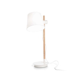 Φωτιστικό Επιτραπέζιο Axel 282091 20x27x66cm 1xE27 60W White Ideal Lux