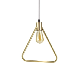 Φωτιστικό Οροφής Abc Triangle 207834 33,5x38/x24,7x12cm 1xE27 70W Gold Ideal Lux