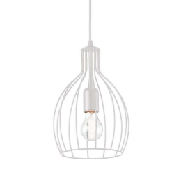Φωτιστικό Οροφής Ampolla-2 200880 20,5x45/114cm 1xE27 60W White Ideal Lux