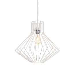 Φωτιστικό Οροφής Ampolla-4 200903 39,5x54/146cm 1xE27 60W White Ideal Lux