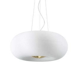 Φωτιστικό Οροφής Arizona 214481 52x28,5/237,5cm 5xGX53 15W White Ideal Lux