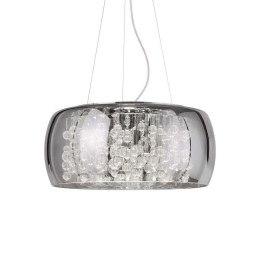 Φωτιστικό Οροφής Audi-80 197654 50x26/235cm 8xG9 40W Smoke Ideal Lux