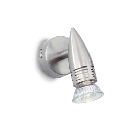 Φωτιστικό Σποτ Alfa 009377 6x11x11cm 1xGU10 50W Nickel Ideal Lux
