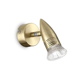 Φωτιστικό Σποτ Alfa 285009 6x11x11cm 1xGU10 50W Gold Ideal Lux 
