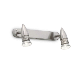 Φωτιστικό Σποτ Alfa 009483 29x11x11cm 2xGU10 50W Nickel Ideal Lux
