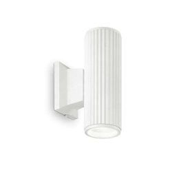 Φωτιστικό Τοίχου Base 129457 6,5x11,5x18cm 2xGU10 28W White Ideal Lux