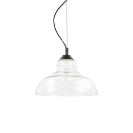 Φωτιστικό Οροφής Bistro 112336 28x21/230cm 1xE27 60W Clear Ideal Lux