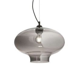 Φωτιστικό Οροφής Bistro Round120904 40x35,5/244,5cm 1xE27 60W Smoke Ideal Lux