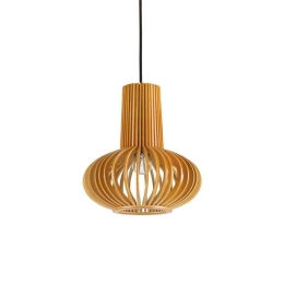 Φωτιστικό Οροφής Citrus-2 159850 26x40/134cm 1xE27 60W Brown Ideal Lux