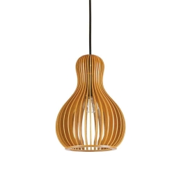 Φωτιστικό Οροφής Citrus-3 159867 20x40/142cm 1xE27 60W Brown Ideal Lux