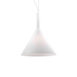 Φωτιστικό Οροφής Cocktail 074313 35x54/263cm 1xE27 60W White Ideal Lux
