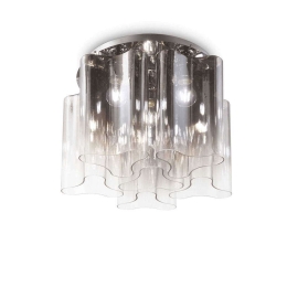 Φωτιστικό Οροφής-Πλαφονιέρα Compo  172828 56x35cm 6xE27 60W Smoke Ideal Lux