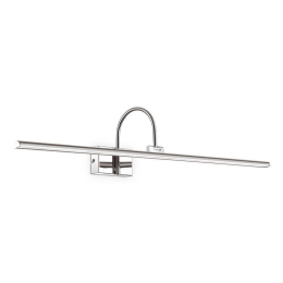 Φωτιστικό Τοίχου Bonjour 199917 90x17,5x18cm Led 13W 3000K Chrome Ideal Lux