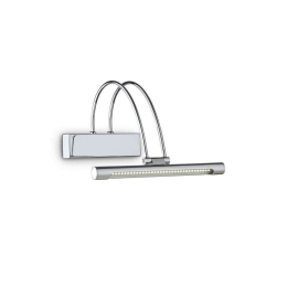 Φωτιστικό Τοίχου Bow 005386 26x18x23cm Led 2,5W 3000K Chrome Ideal Lux