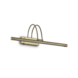 Φωτιστικό Τοίχου Bow 121161 46x18x23cm Led 4,5W 3000K Bronze Ideal Lux
