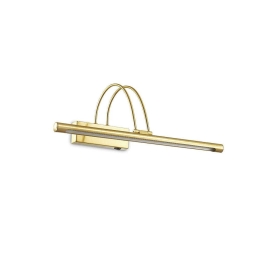 Φωτιστικό Τοίχου Bow 121178 46x18x23cm Led 4,5W 3000K Gold Ideal Lux