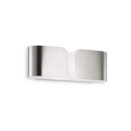 Φωτιστικό Τοίχου Clip 049229 25x9x8cm 2xG9 40W Chrome Ideal Lux