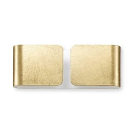 Φωτιστικό Τοίχου Clip 091129 25x9x8cm 2xG9 40W Gold Ideal Lux