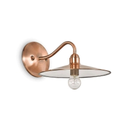 Φωτιστικό Τοίχου-Απλίκα Cantina 112695 25x15x29cm 1xE14 40W Rose Gold Ideal Lux