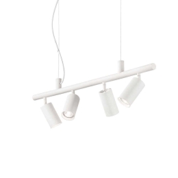 Σποτ Ράγας Dynamite 231372 76x16,5/225x5,5cm 4xGU10 28W White Ideal Lux