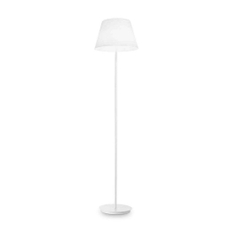 Φωτιστικό Δαπέδου Cylinder 111452 40x175cm 2xE27 60W White Ideal Lux