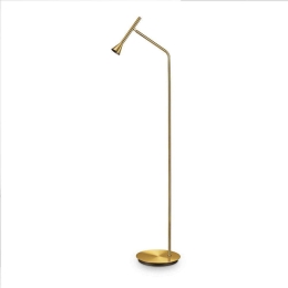 Φωτιστικό Δαπέδου Diesis 285344 28x151x45cm LED 4,5W 3000K Gold Ideal Lux