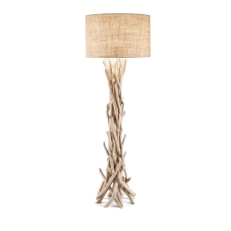 Φωτιστικό Δαπέδου Driftwood 148939 55x157,5cm 1xE27 60W Natural Ideal Lux