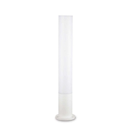 Φωτιστικό Δαπέδου Edo Round 135755 15,5x80cm 1xGX53 15W White Ideal Lux