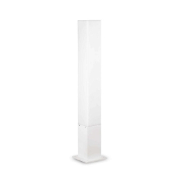 Φωτιστικό Δαπέδου Edo Square 142999 15x79x15cm 1xGX53 15W IP44 White Ideal Lux
