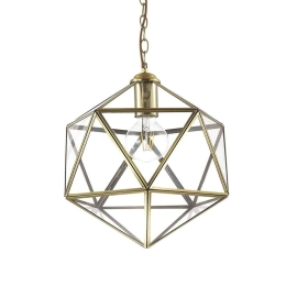 Φωτιστικό Οροφής Deca 168869 50x92/172cm 1xE27 60W Gold Ideal Lux