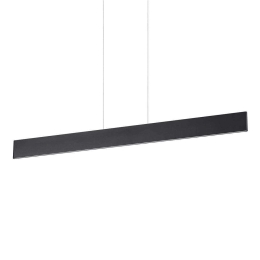 Φωτιστικό Οροφής Desk 173245 102,5x20/120x1,5cm LED 32W 3000K Black Ideal Lux