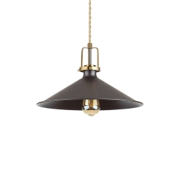 Φωτιστικό Οροφής Eris 249087 36x32/208cm 1xE27 60W Black Ideal Lux