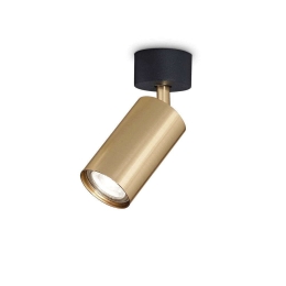 Φωτιστικό Οροφής-Σποτ Dynamite 244662 5,5x16,5cm 1xGU10 28W Gold Ideal Lux