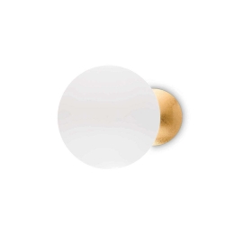 Φωτιστικό Τοίχου Eclissi 259048 30x10cm LED 11W 3000K Gold Ideal Lux