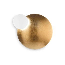 Φωτιστικό Τοίχου Eclissi 259062 65x12cm LED 30W 3000K Gold Ideal Lux
