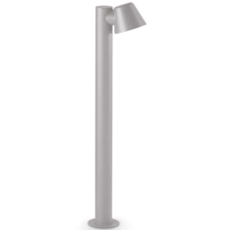 Φωτιστικό Δαπέδου Gas 322414 11,5x20,5x80cm 1xGU10 35W Grey Ideal Lux