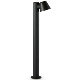 Φωτιστικό Δαπέδου Gas 322421 11,5x20,5x80cm 1xGU10 35W Black Ideal Lux