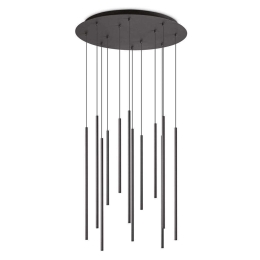 Φωτιστικό Οροφής Filo 263434 60x86/150cm LED 23W 3000K Black Ideal Lux