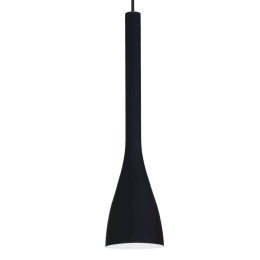 Φωτιστικό Οροφής Flut 035710 10,5x48/257cm 1xE14 40W Black Ideal Lux