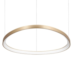 Φωτιστικό Οροφής Gemini 269849 81x18,5/180x81cm LED 60W 3000K Gold Ideal Lux