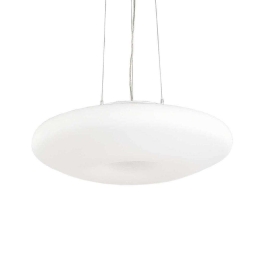 Φωτιστικό Οροφής Glory 019734 50x26/235cm 3xE27 60W White Ideal Lux
