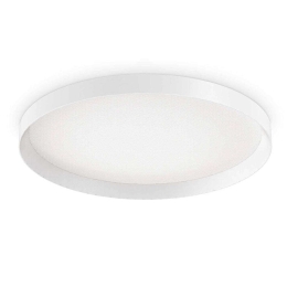 Φωτιστικό Οροφής-Πλαφονιέρα Fly 270302 60x7cm 50W 3000K White Ideal Lux