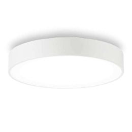 Φωτιστικό Οροφής-Πλαφονιέρα Halo 223186 35x9cm 25W 3000K White Ideal Lux