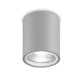 Φωτιστικό Οροφής-Σποτ Gun 163642 11x11,5cm 1xGU10 28W IP44 Grey Ideal Lux