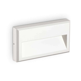 Φωτιστικό Τοίχου Febe 268347 22,5x13x3,5cm LED 6W 3000K IP65 White Ideal Lux

