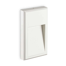 Φωτιστικό Τοίχου Febe 268361 13x22,5x3,5cm LED 6W 3000K IP65 White Ideal Lux