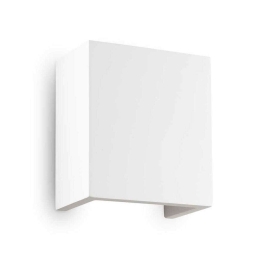 Φωτιστικό Τοίχου Flash 214672 12x12,5x7,5cm 1xG9 40W White Ideal Lux