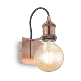 Φωτιστικό Τοίχου-Απλίκα Frida 163338 9x21x12cm 1xE27 60W Copper Ideal Lux