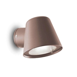 Φωτιστικό Τοίχου - Απλίκα Gas 213095 11,5x15x9,5cm 1xGU10 28W Coffee Ideal Lux